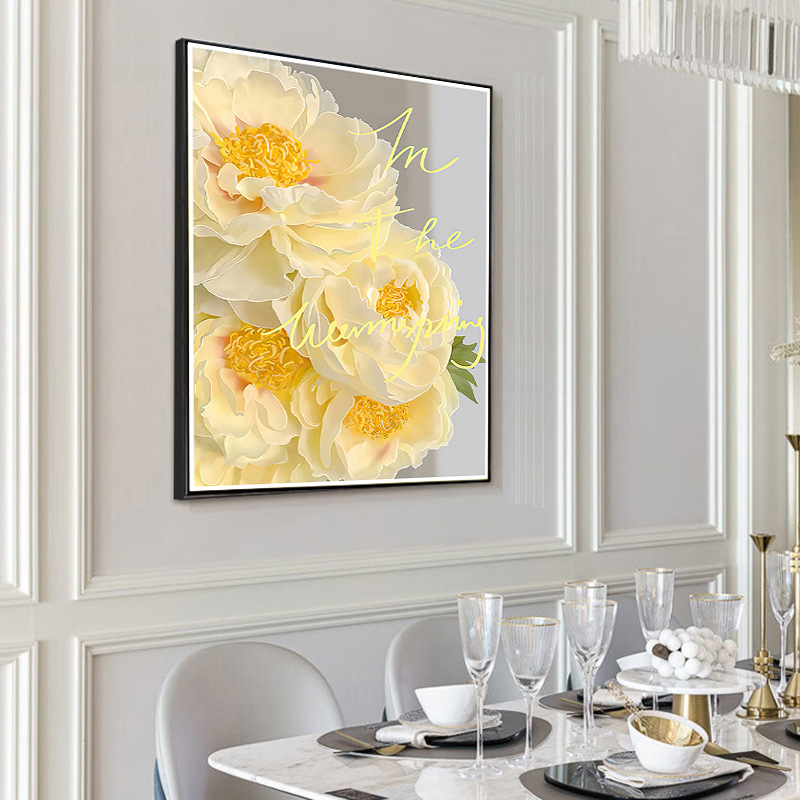 Embroidery Yellow - Yellow Peony Cross Stitch Kit Fresh