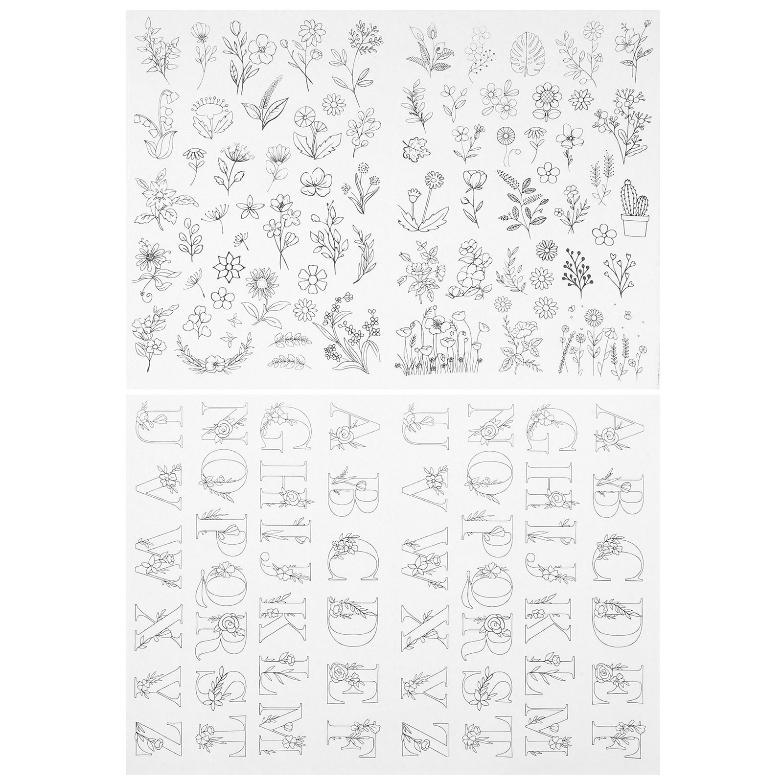 Water Soluble Stabilizer - 2pcs Sewing Patterns Templates Water Soluble