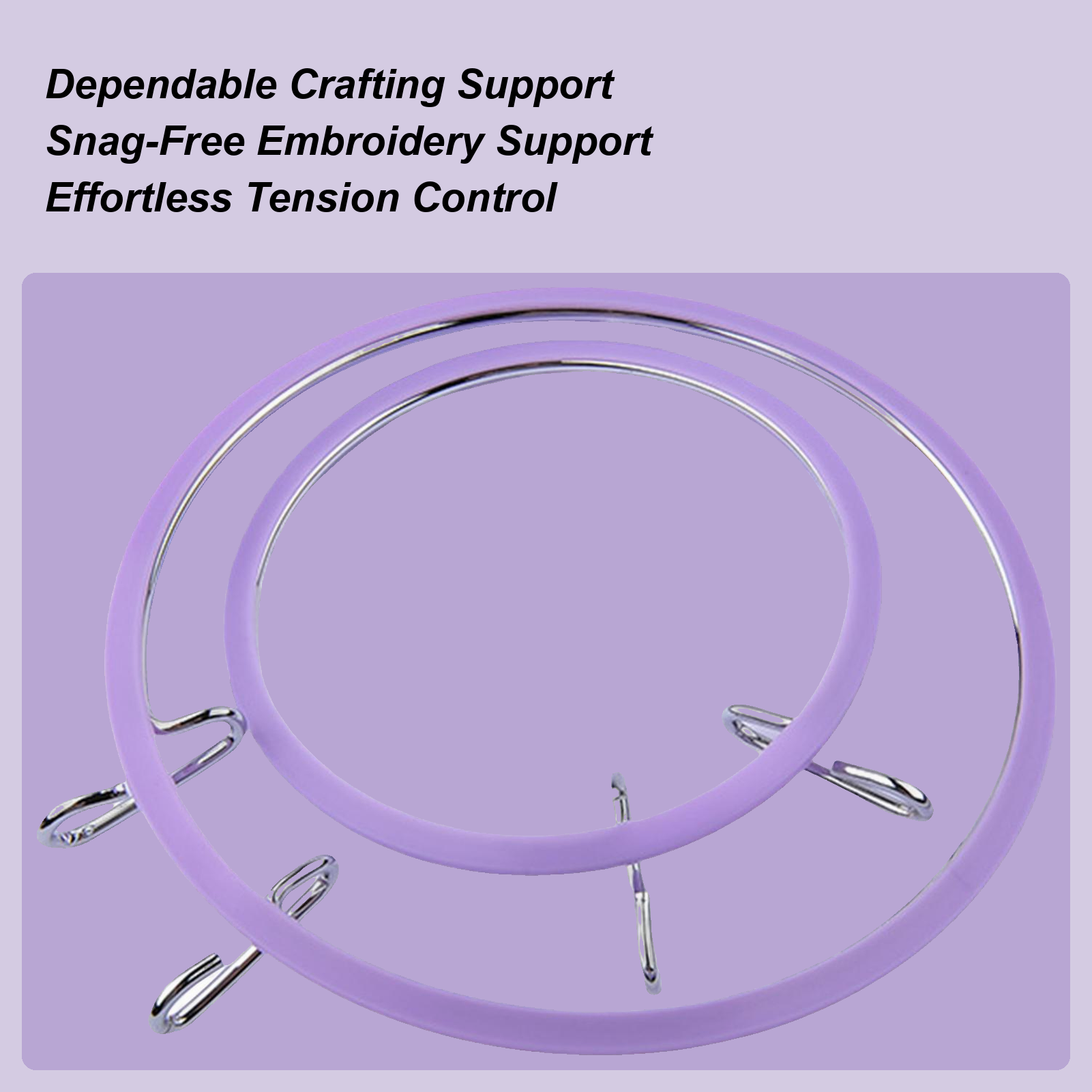 Embroidery Handicraft - Hoop For Cross Stitching Metal Spring