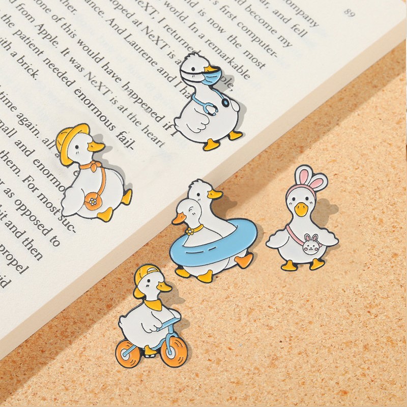 Embroidery Love - Pin Custom Goose Duck Shopping Swim