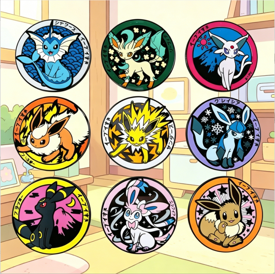 Embroidery Love - New Pokemon Creative Anime Brooch Cartoon