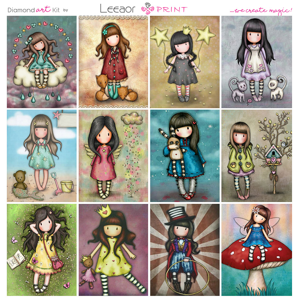Embroidery Uae - Character 5d Diamond Painting Set Cartoon