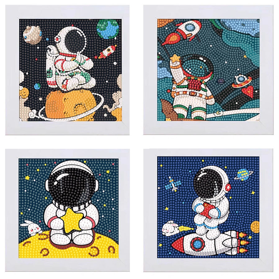 Embroidery Handicraft - Keeppley astronaut crystal diamond decorative painting