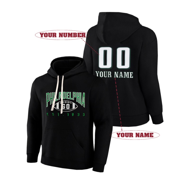 Embroidery Name - Custom PHILADELPHIA 1960 Men's Hoodie Personalized