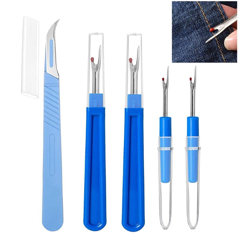 Embroidery Removal Tool - 5/3PCS Small and Large Seam Ripper