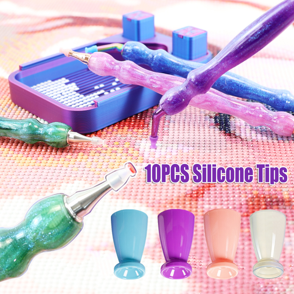Embroidery Details - 10PCS Mini Silicone Tips For Diamond