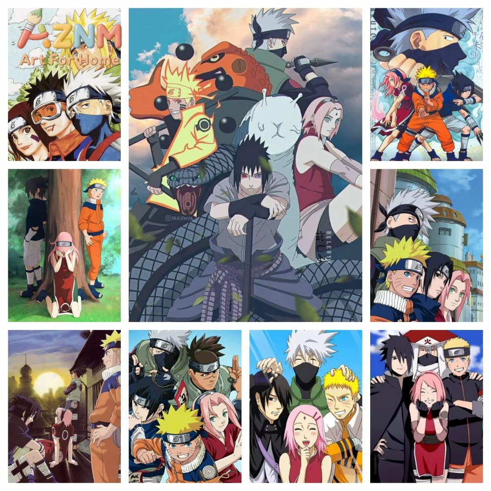 Embroidery Painting - 1pc Naruto Class Seven New Diamond