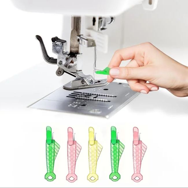 Embroidery Fonts - 5pcs Random Colors, Fish Type Sewing