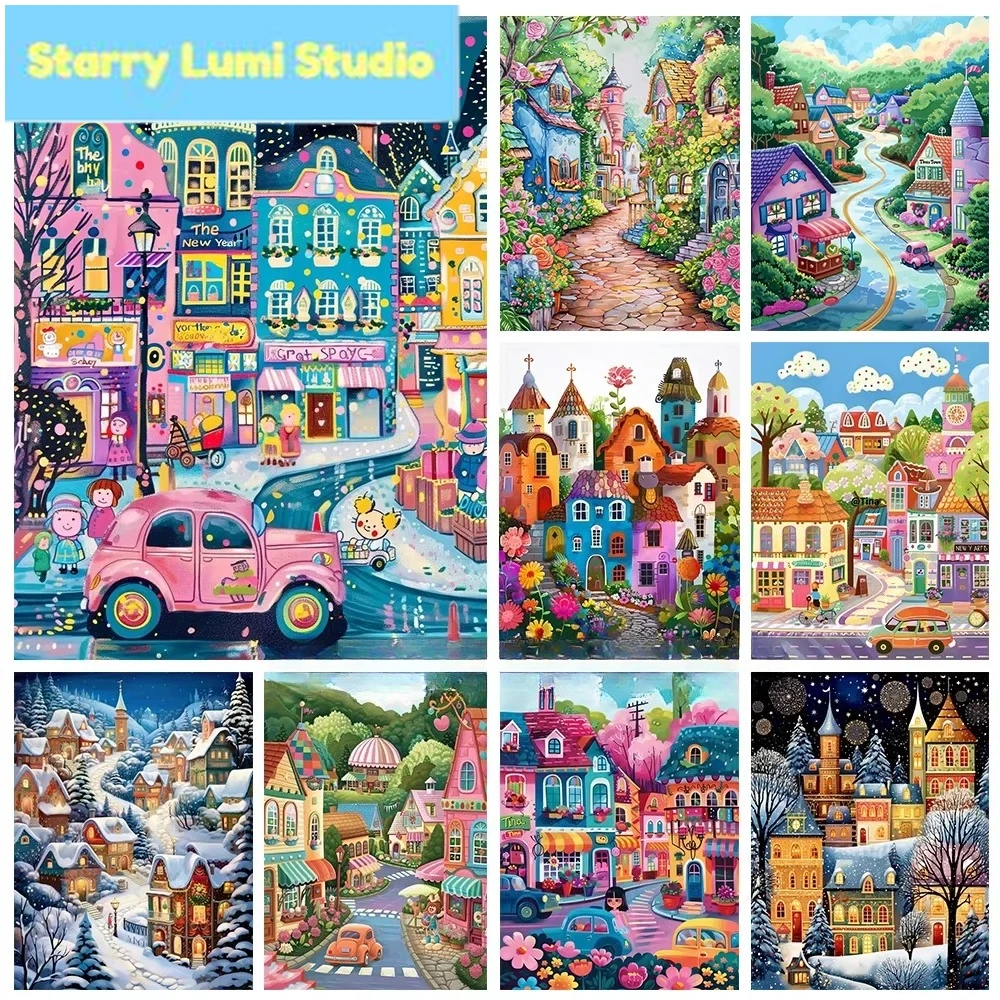 Embroidery World - 5D Cartoon Fairy Tale World Colorful