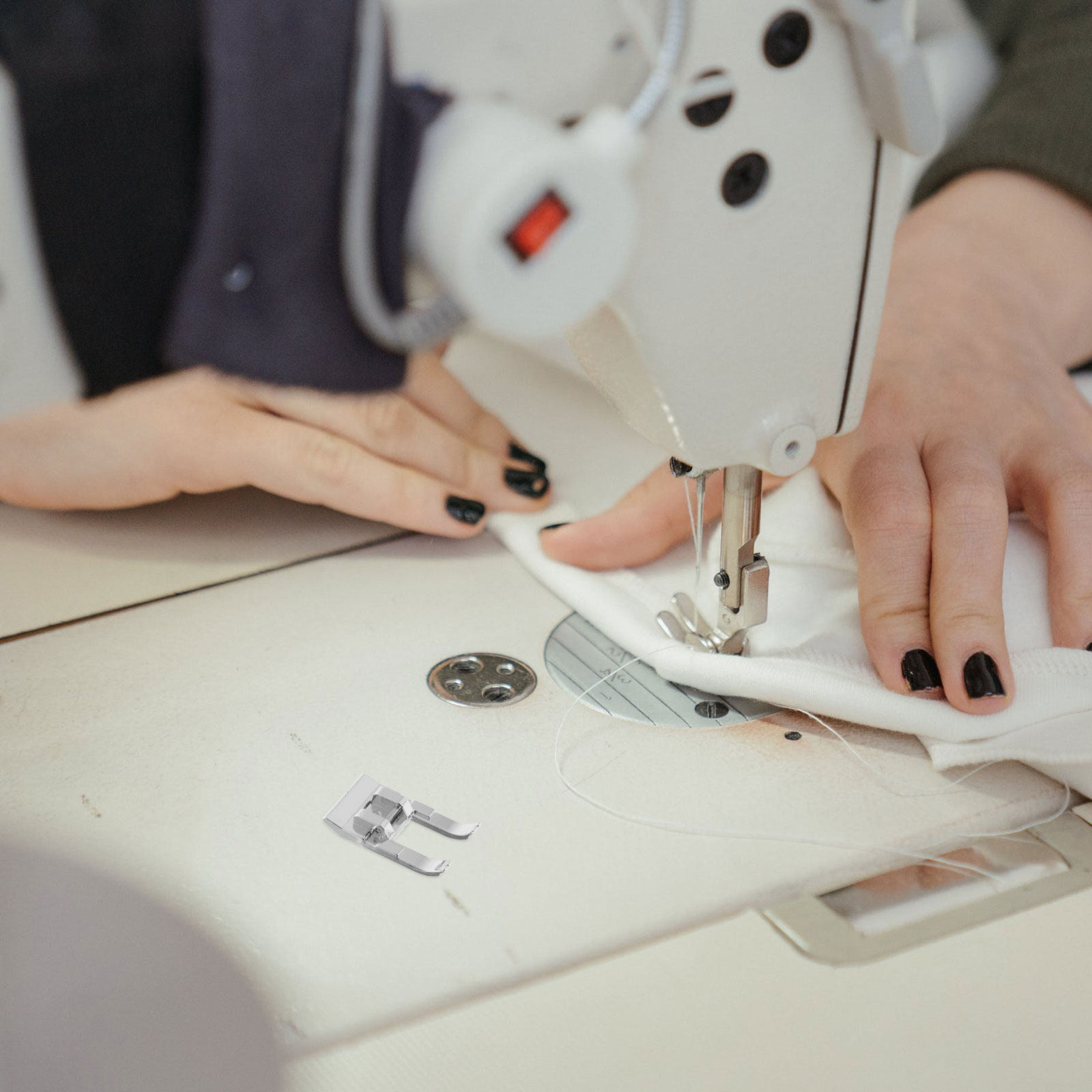 Embroidery And Quilting - Open Toe Embroidery Presser Foot Silver