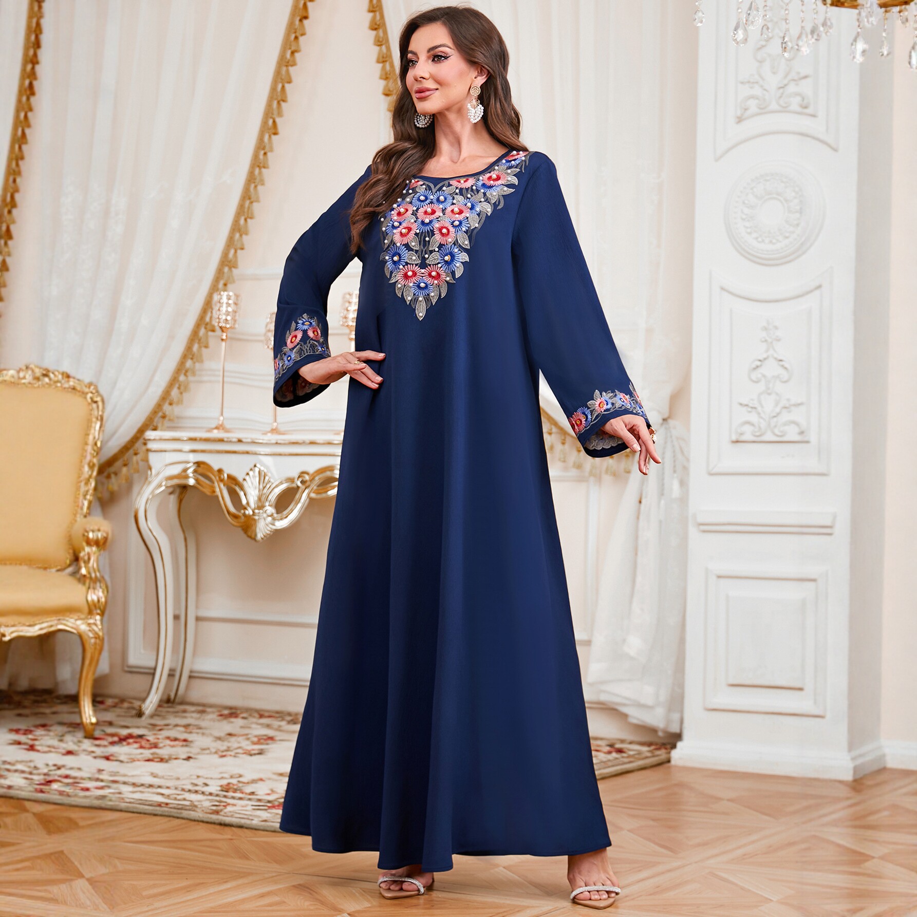 2026 Jalabiya Dubai Ethnic Wom - Embroidery Kebaya recensione e prezzo