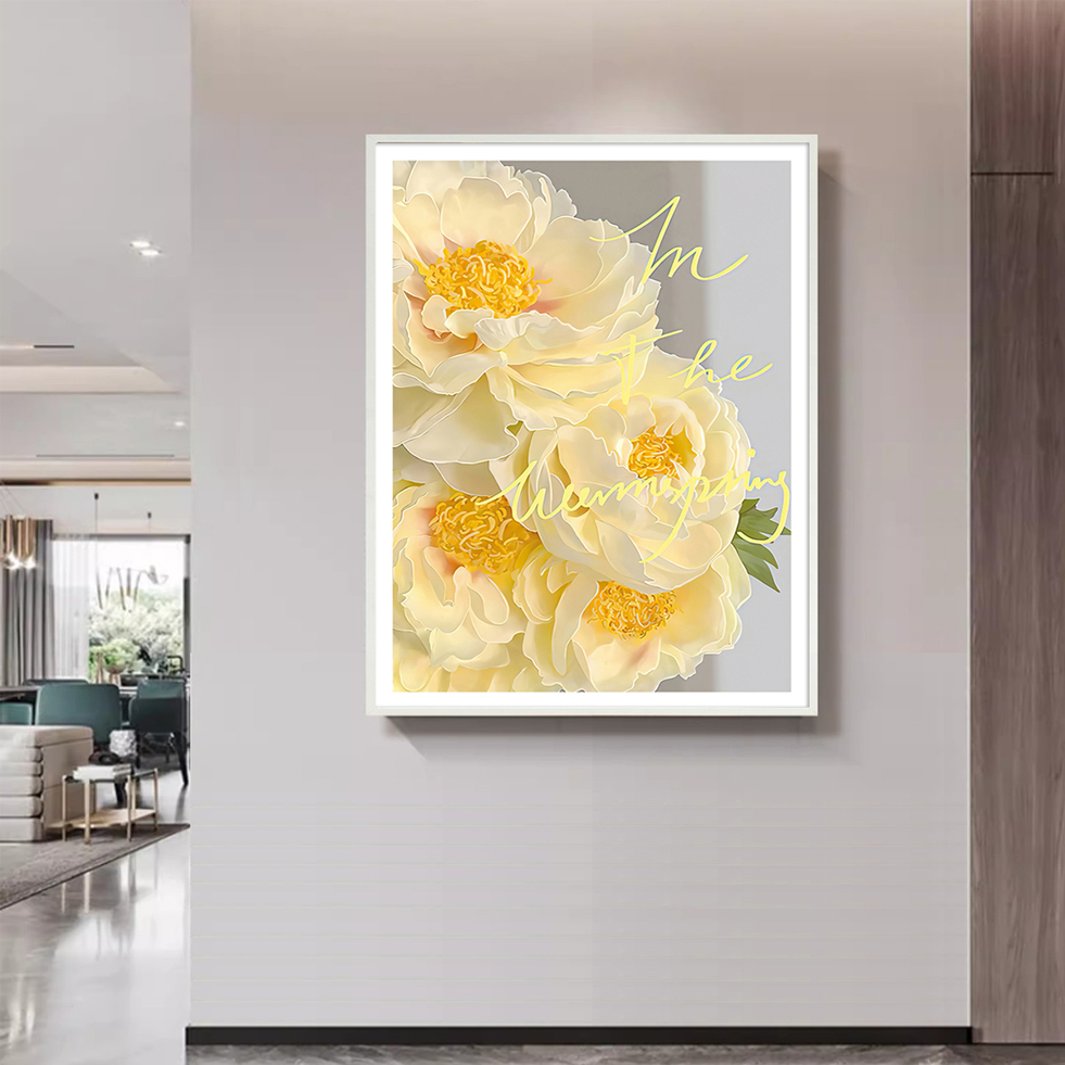 Yellow Peony Cross Stitch Kit  - Embroidery Yellow recensione e prezzo