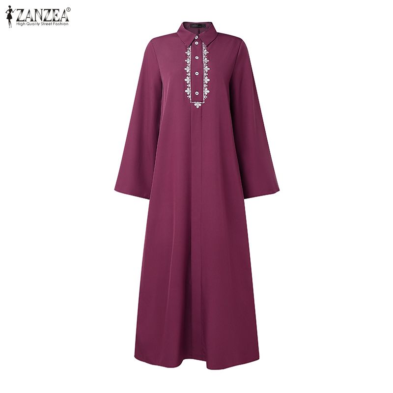 ZANZEA Fashion Muslim Abaya 20 - Embroidery Hijab recensione e prezzo