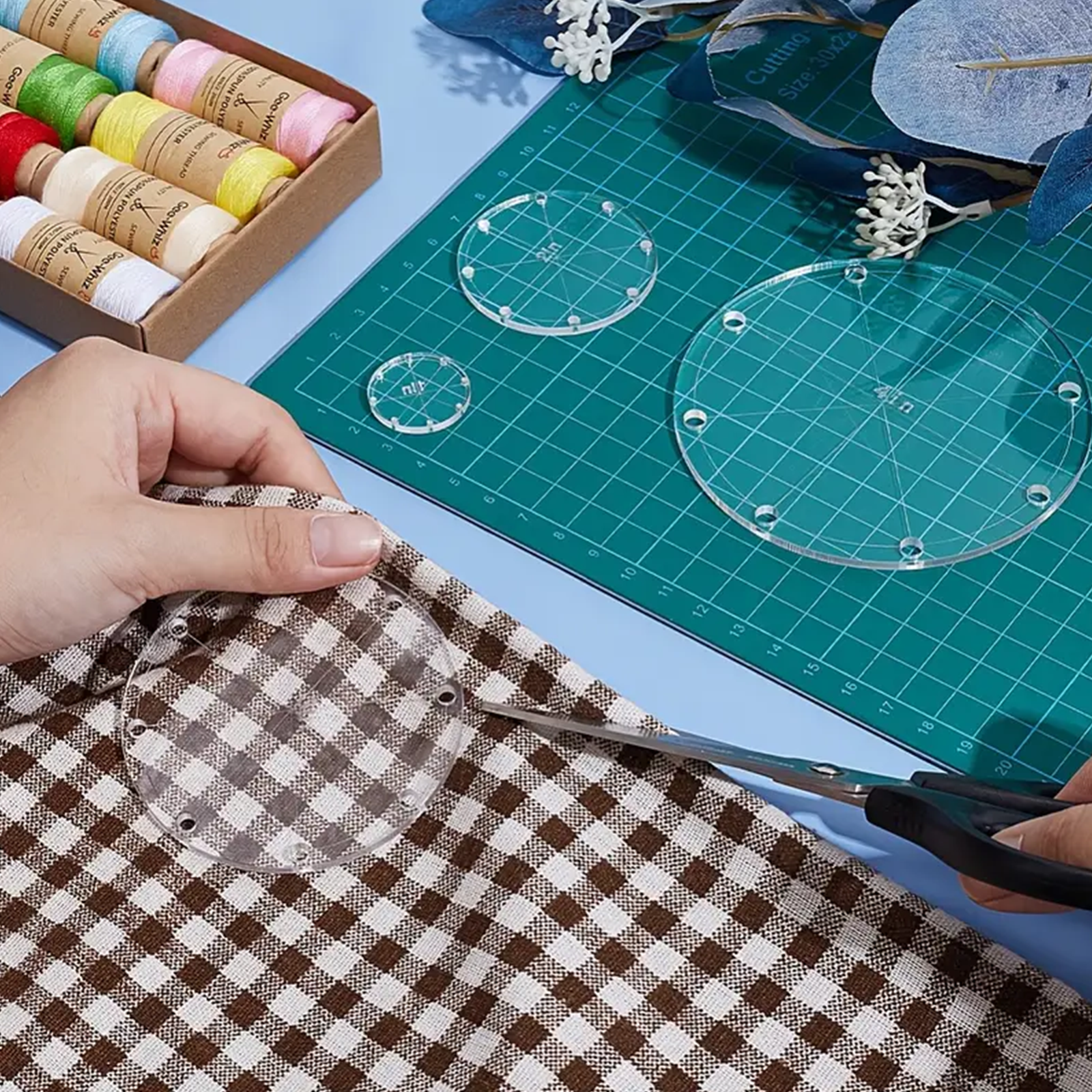 4pcs Clear Acrylic Circular Qu - Embroidery Hoop Plastic recensione e prezzo