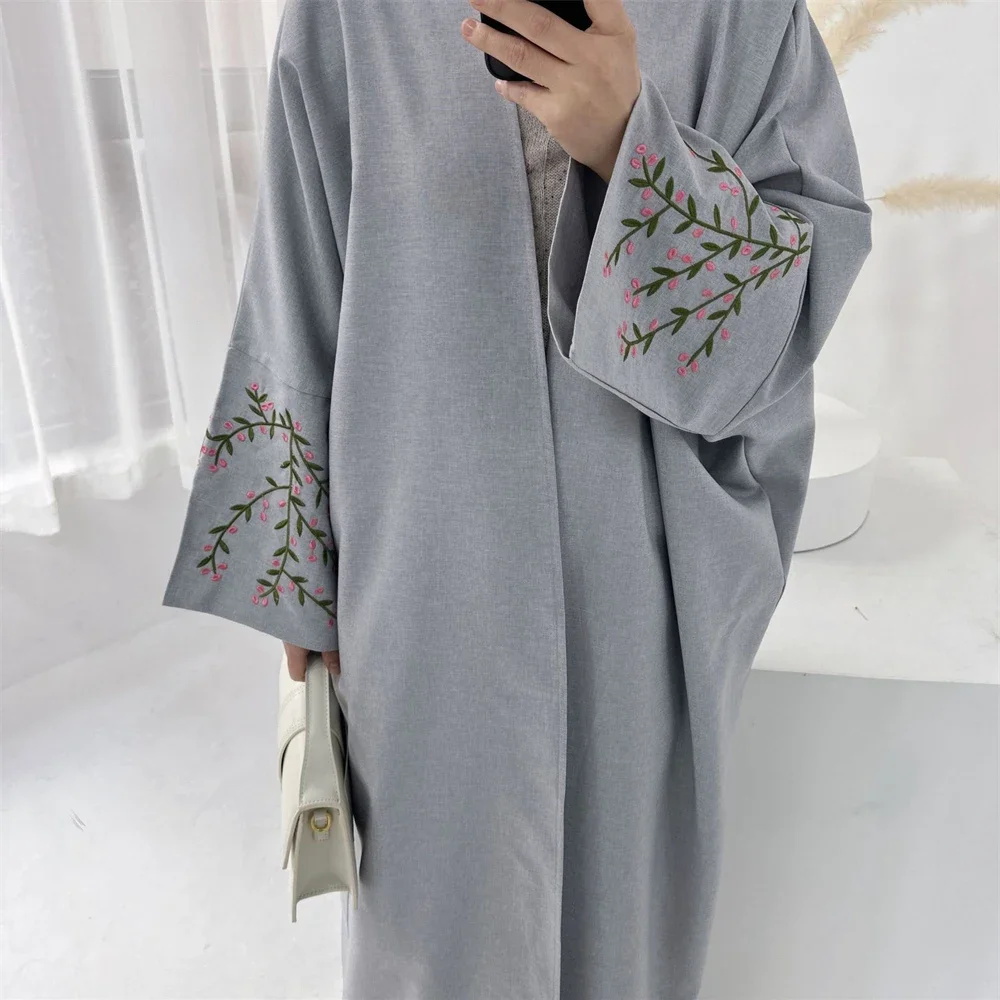 Eid Kimono Abaya Turkey Muslim - Embroidery Kebaya recensione e prezzo