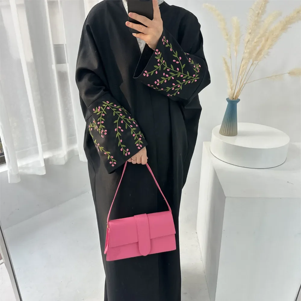Eid Kimono Abaya Turkey Muslim - Embroidery Kebaya recensione e prezzo