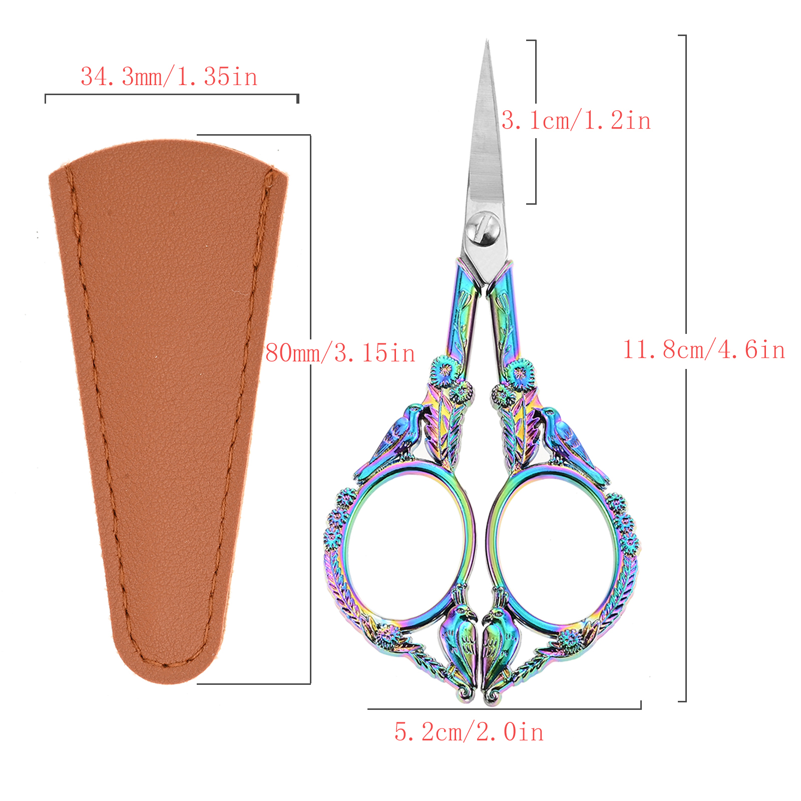 Retro Embroidery Scissors with - Embroidery Fonts recensione e prezzo