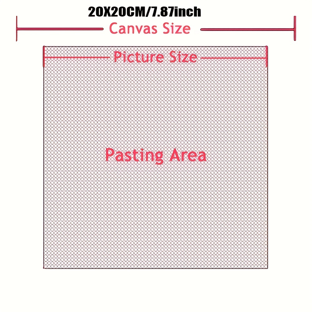 1pc Blank Canvas 5D Round Diam - Embroidery Details recensione e prezzo