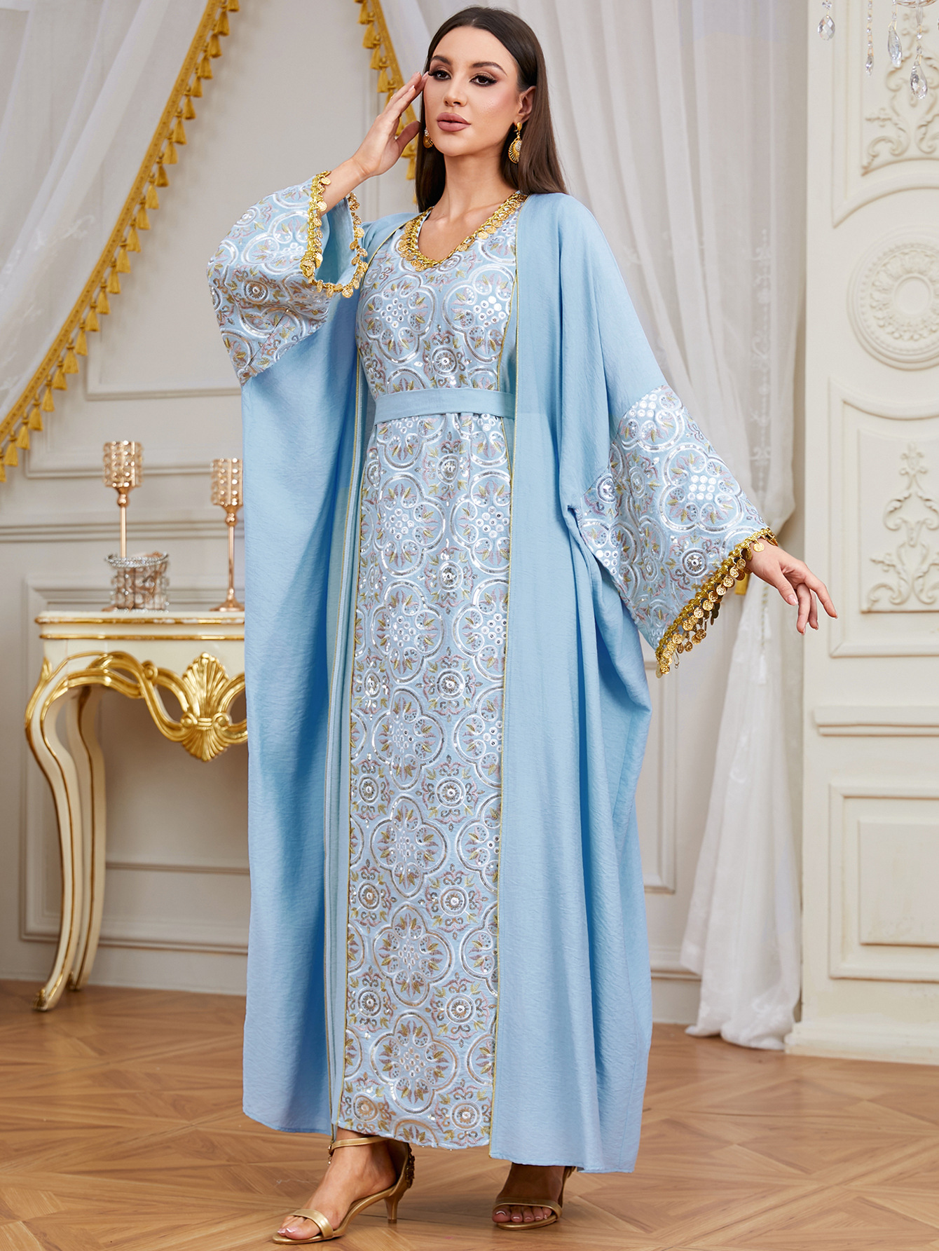 Muslim Party Dress for Women E - Embroidery Kebaya recensione e prezzo