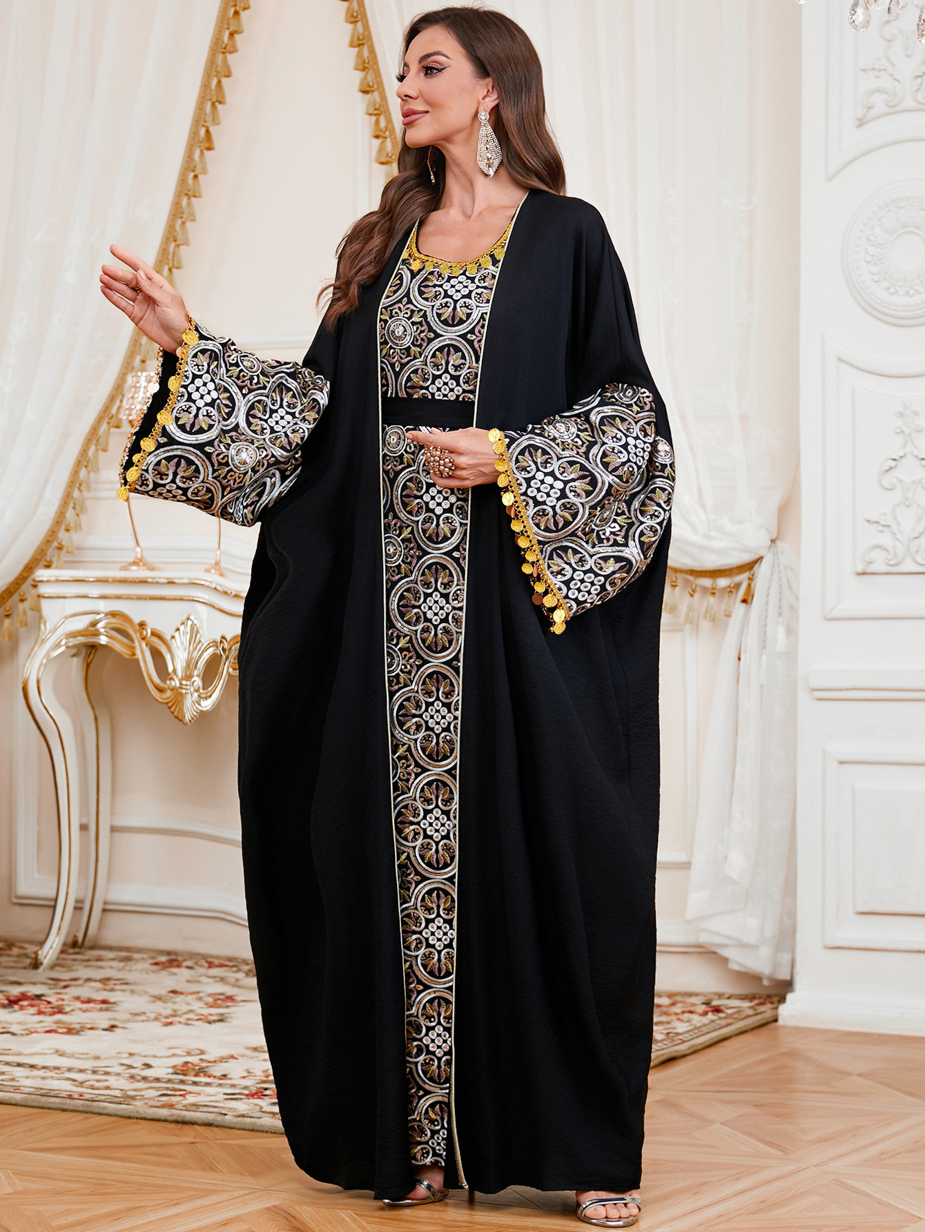 Muslim Party Dress for Women E - Embroidery Kebaya recensione e prezzo