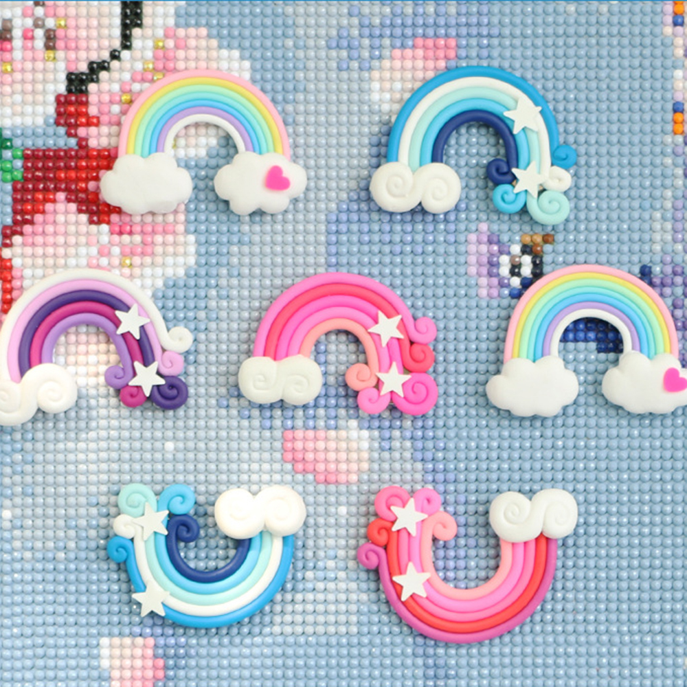 1PC Cute Rainbow Shape Diamond - Embroidery Painting recensione e prezzo