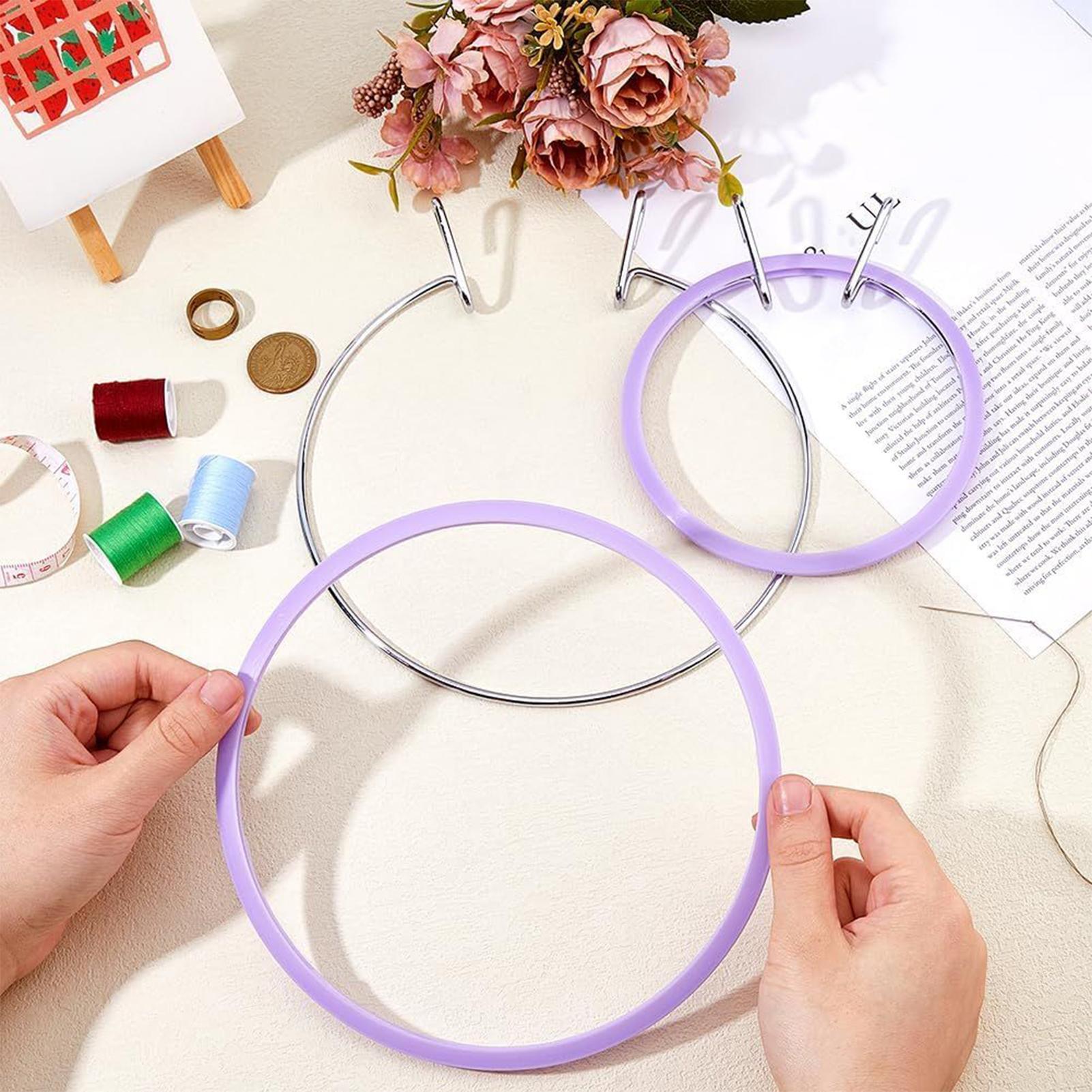 Hoop For Cross Stitching Metal - Embroidery Handicraft recensione e prezzo