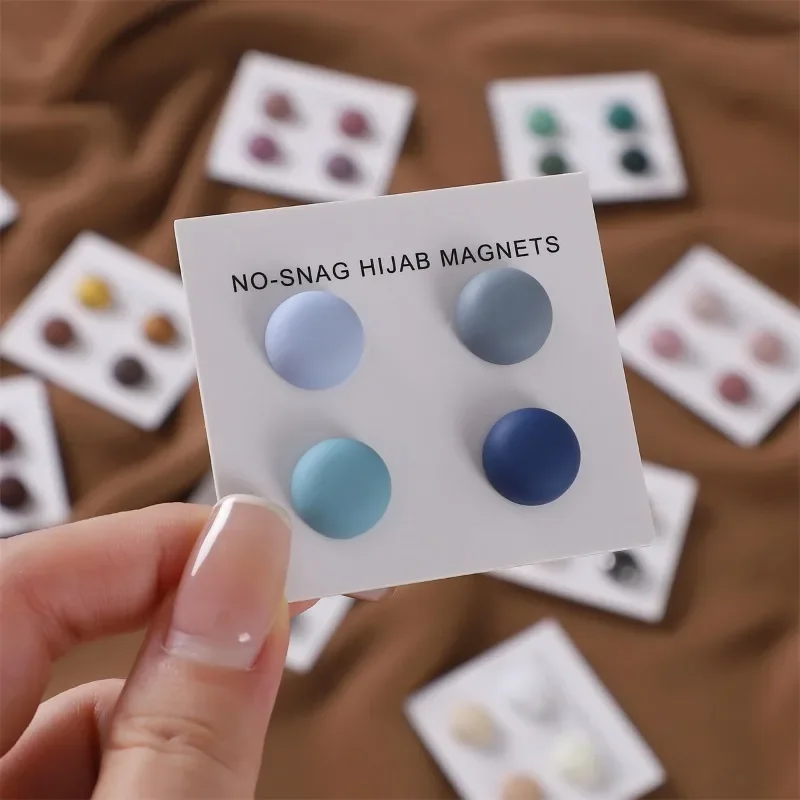 4Pcs/Card Matte Magnet Hijab P - Embroidery Hijab recensione e prezzo