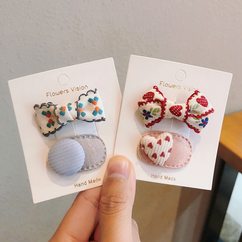 2pcs/lot Children Hair Pins Fl - Embroidery Love recensione e prezzo