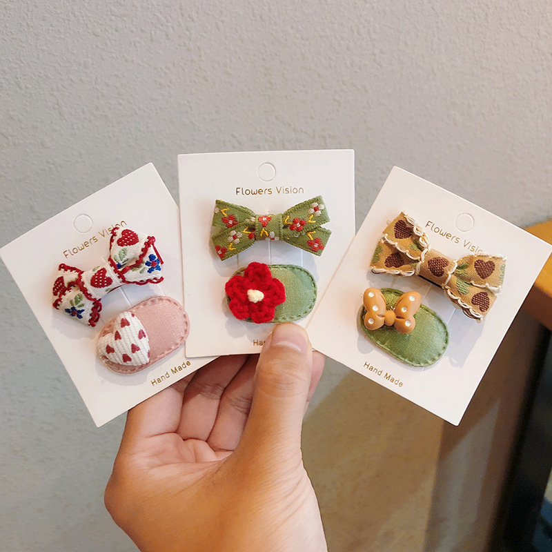 2pcs/lot Children Hair Pins Fl - Embroidery Love recensione e prezzo