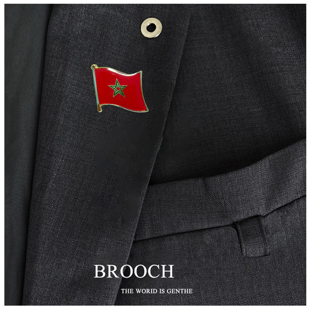 National Flag Metal Lapel Pin  - Embroidery World recensione e prezzo