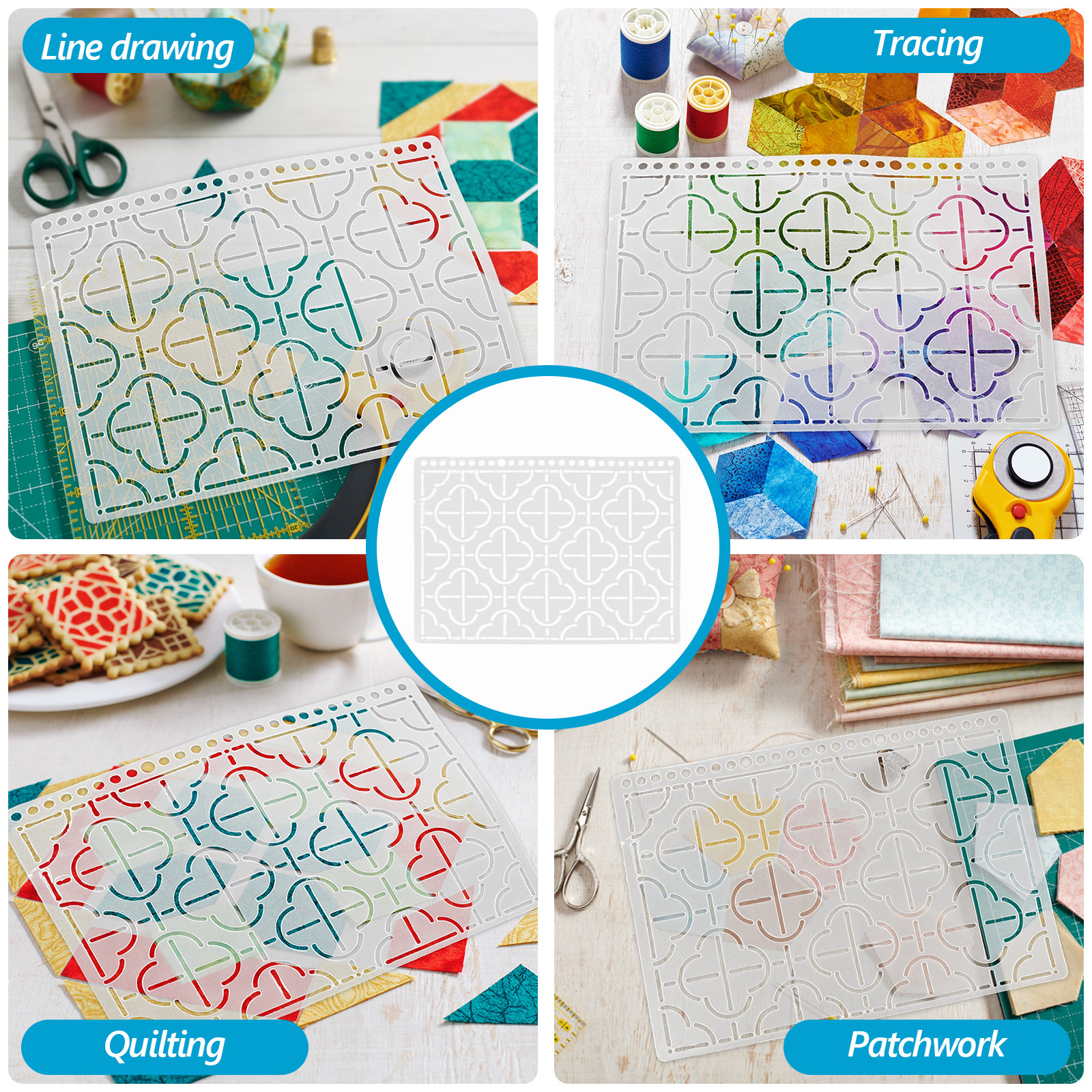 Professional Quilting Template - Embroidery And Quilting recensione e prezzo