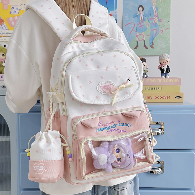New Cute Transparent Anime Bac - Embroidery Keychain recensione e prezzo