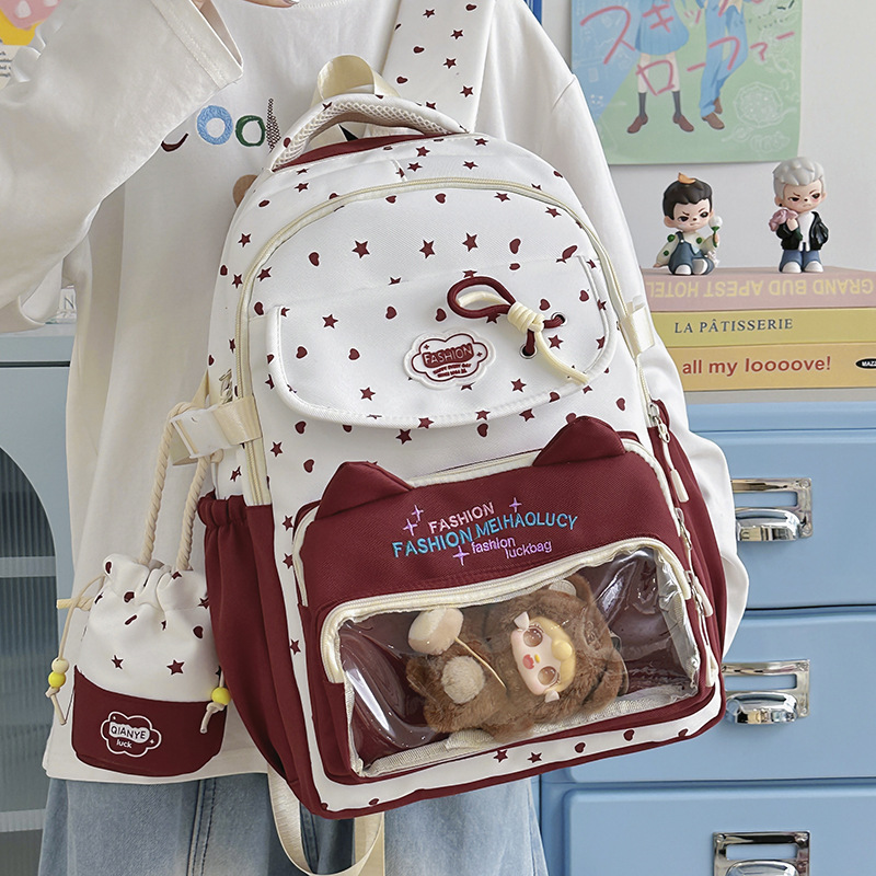 New Cute Transparent Anime Bac - Embroidery Keychain recensione e prezzo