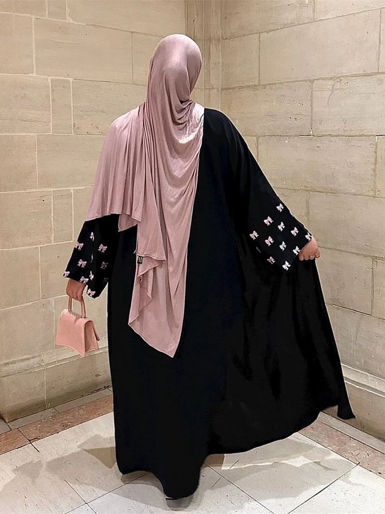 Ramadan Black Heart Abaya Dame - Embroidery Kebaya recensione e prezzo