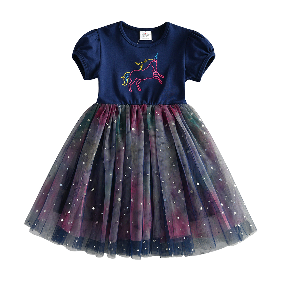 VIKITA Kids Summer Short Sleev - Embroidery Unicorn recensione e prezzo
