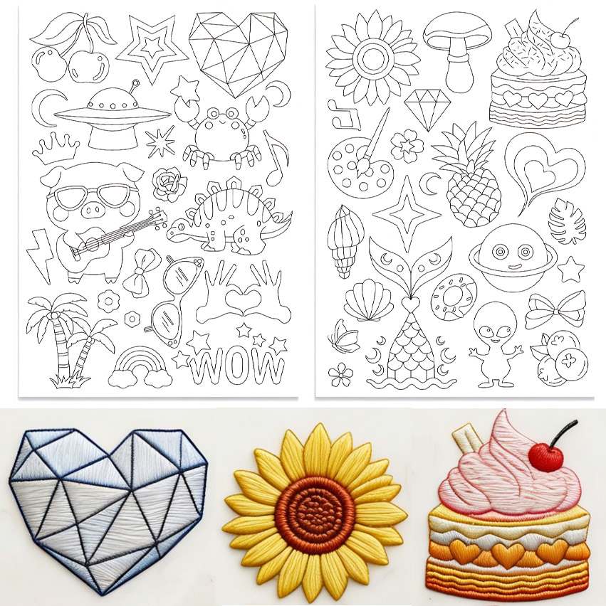 4Sheets Cute Cartoon Pattern S - Water Soluble Stabilizer recensione e prezzo