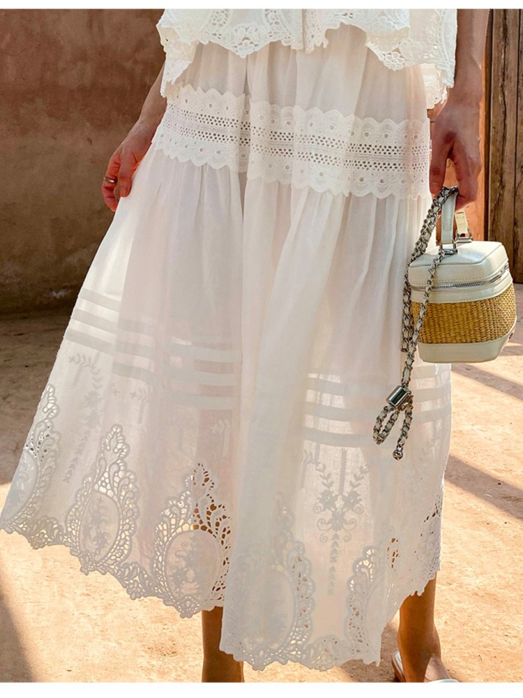 Bohemian White Square-neck Ves - Embroidery Vest recensione e prezzo