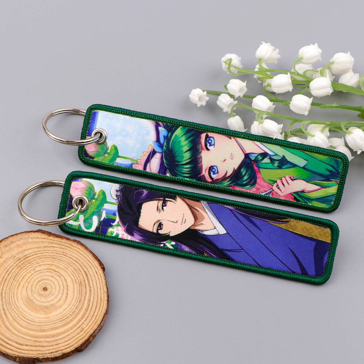 Anime Figure Embroidery Key Fo - Embroidery Keychain recensione e prezzo