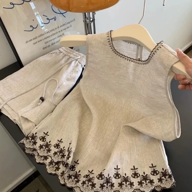 Simple Old Money Style Cotton  - Embroidery Vest recensione e prezzo