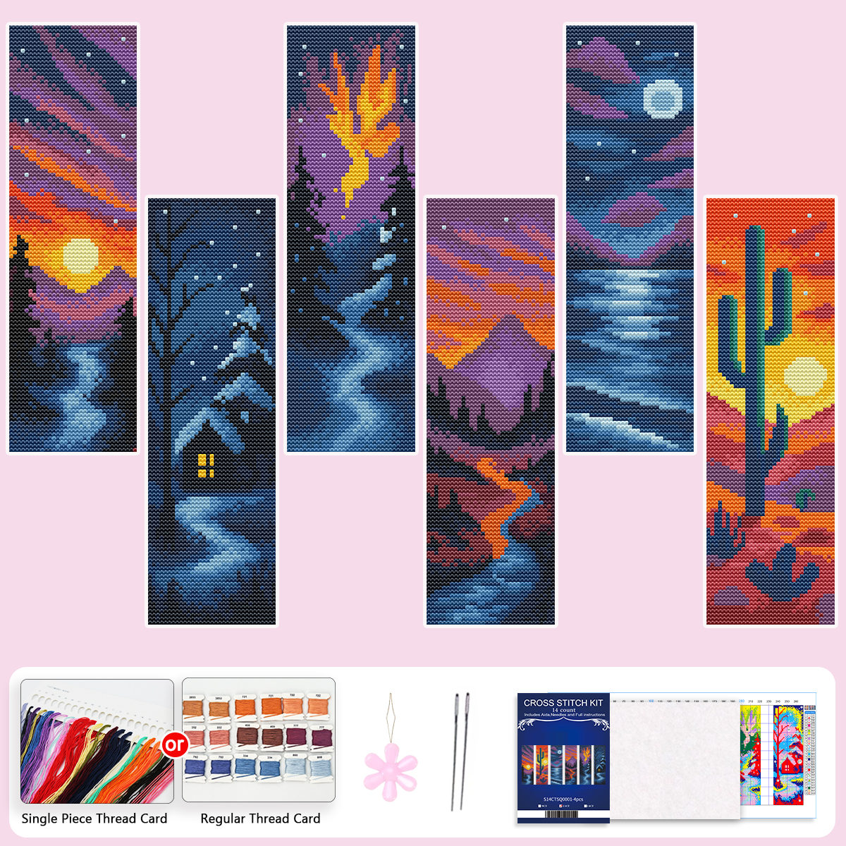 14CT,Multiple bookmarks,print  - Embroidery World recensione e prezzo