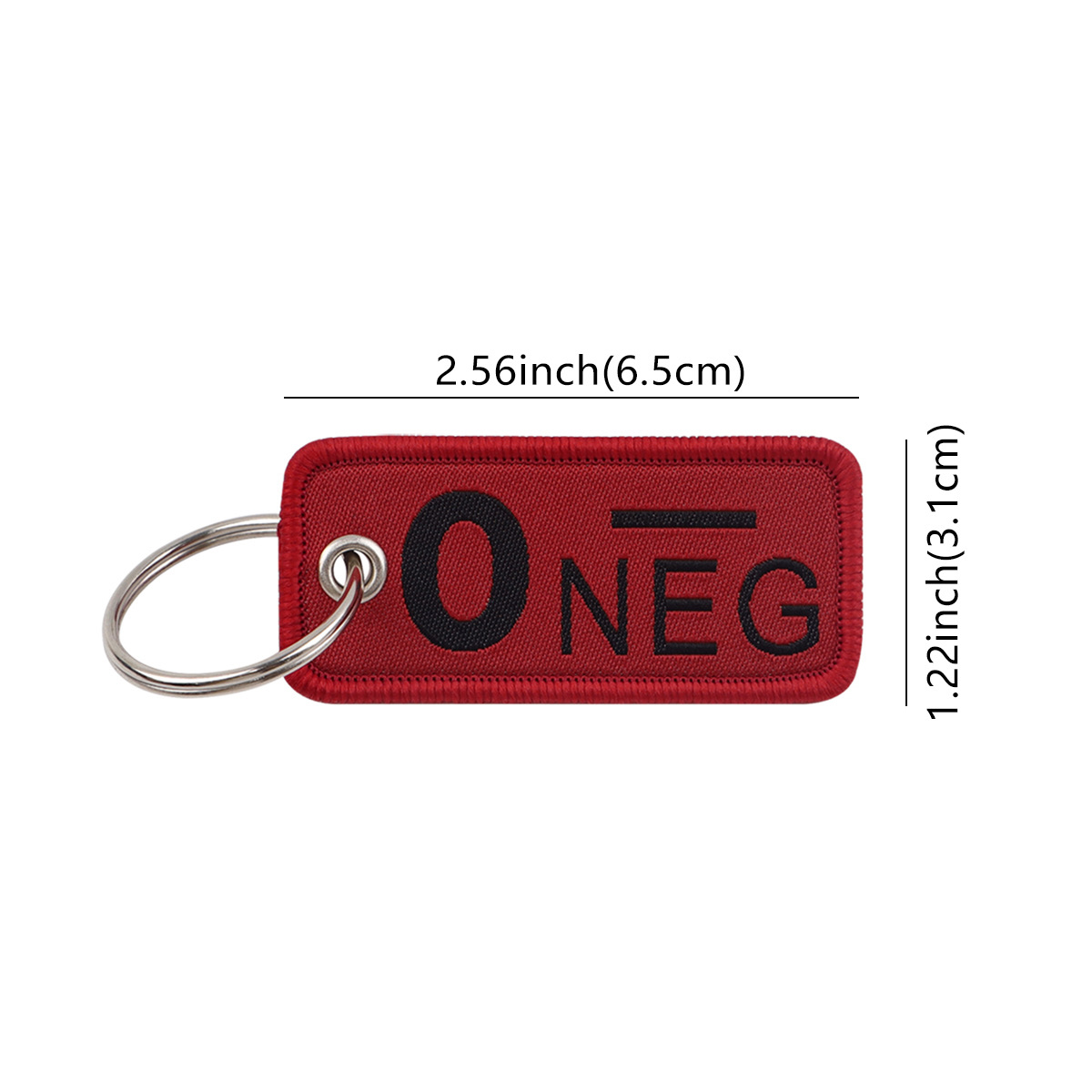 RED Blood Type Embroidery Key  - Embroidery Fonts recensione e prezzo