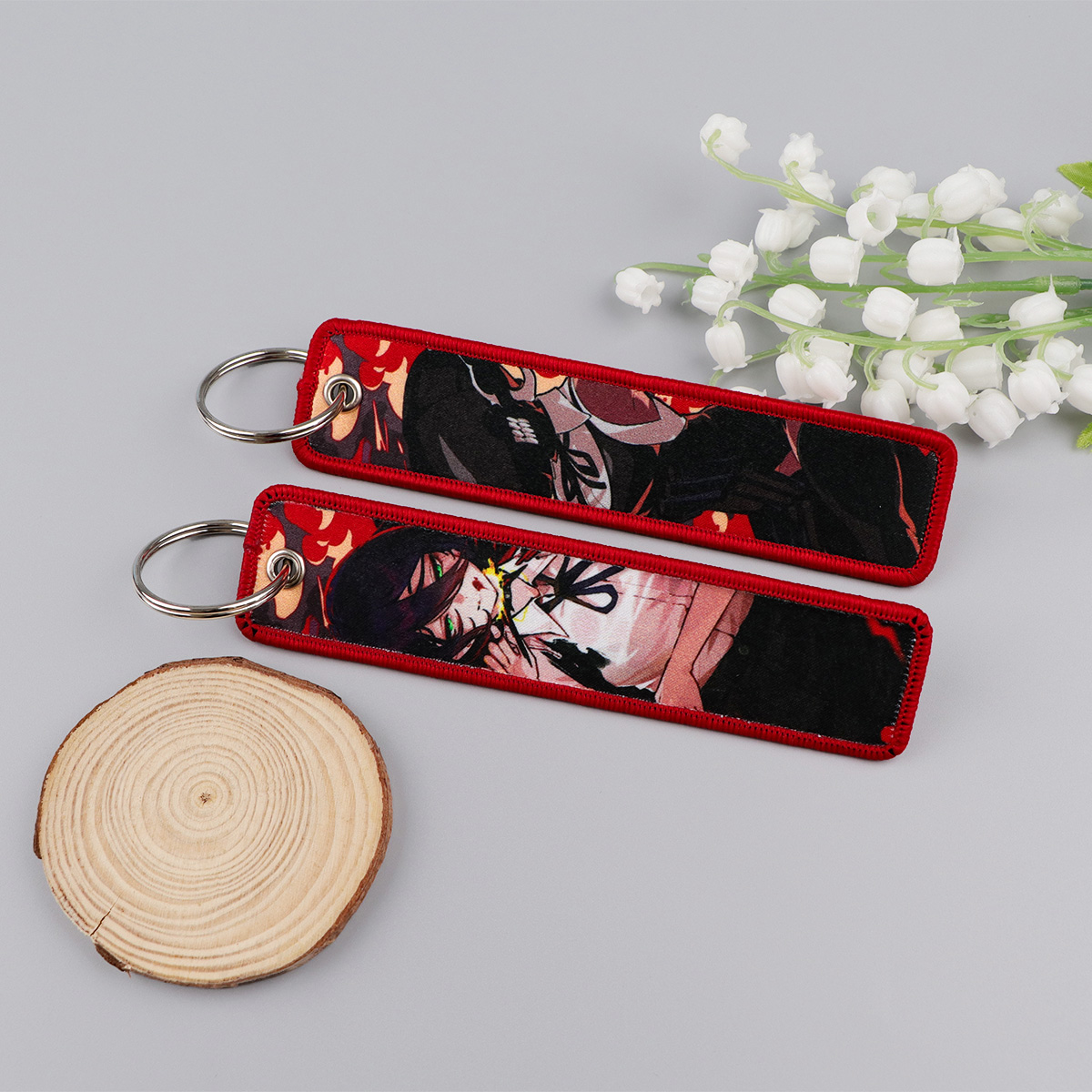 Anime Girls Embroidery Key Fob - Embroidery Keychain recensione e prezzo