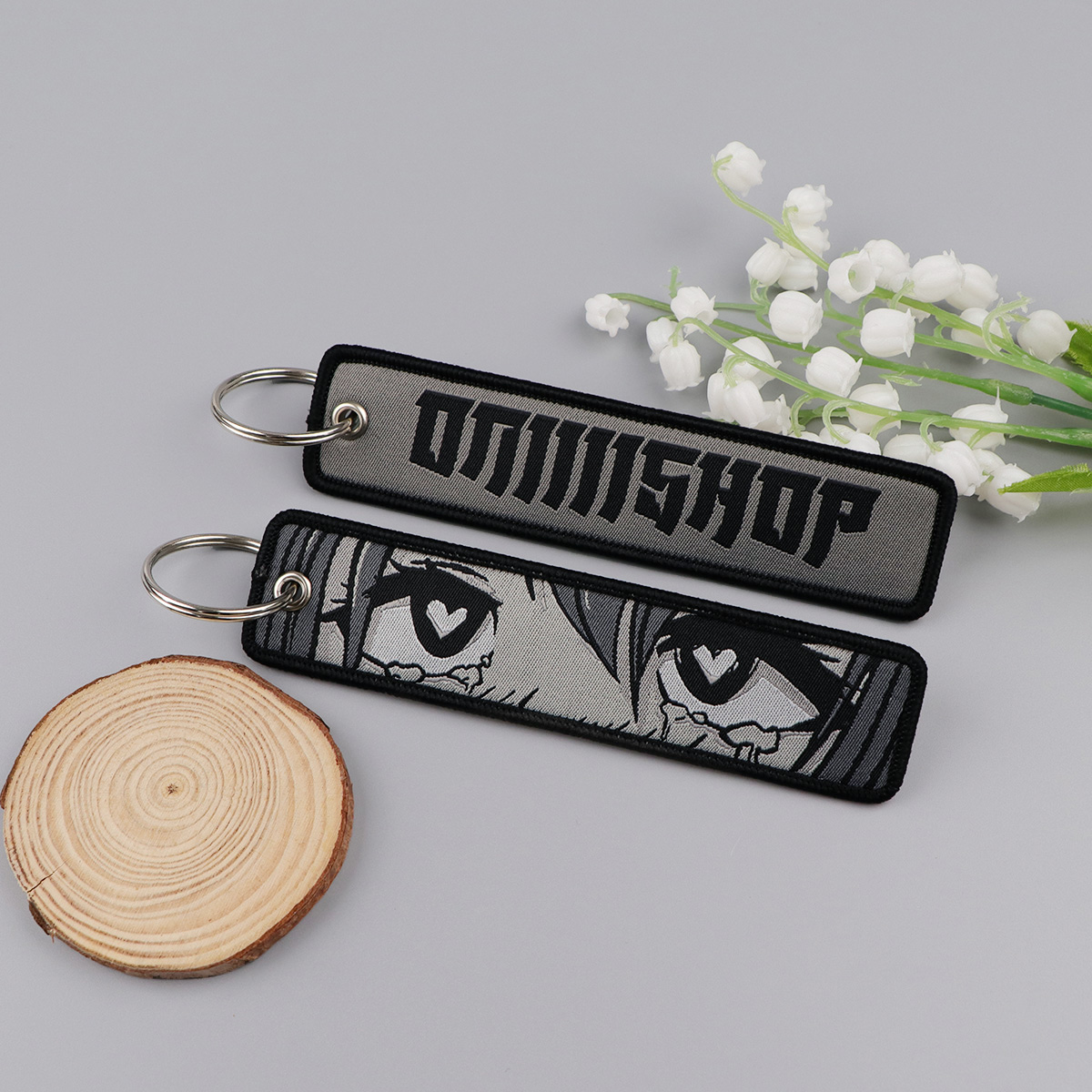 Anime Girls Embroidery Key Fob - Embroidery Keychain recensione e prezzo