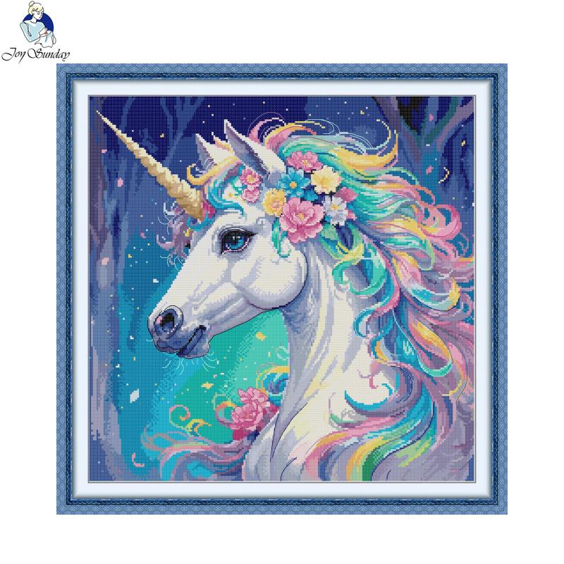 Joy Sunday Animal Pattern Cros - Embroidery Unicorn recensione e prezzo