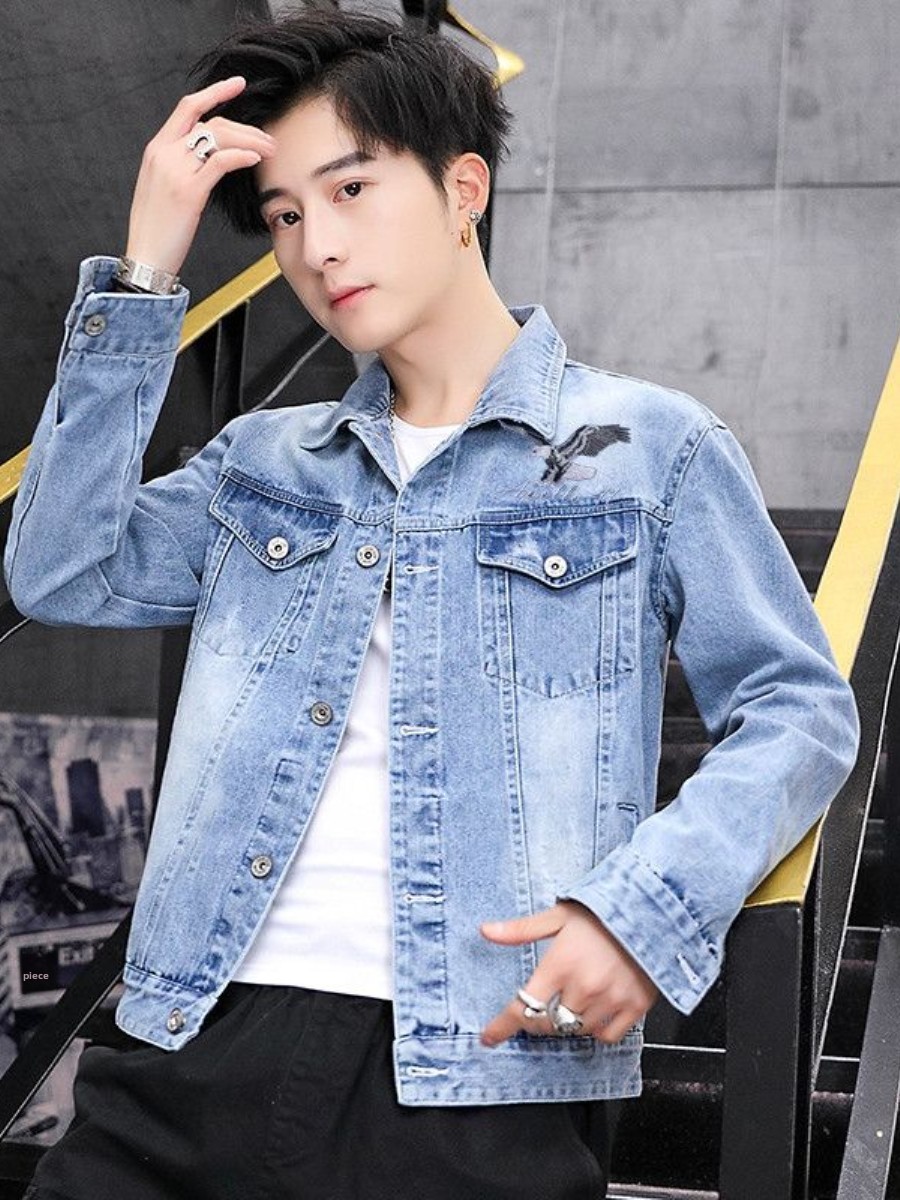 New 2026 Men's Denim Jacket Sp - Embroidery Vest recensione e prezzo