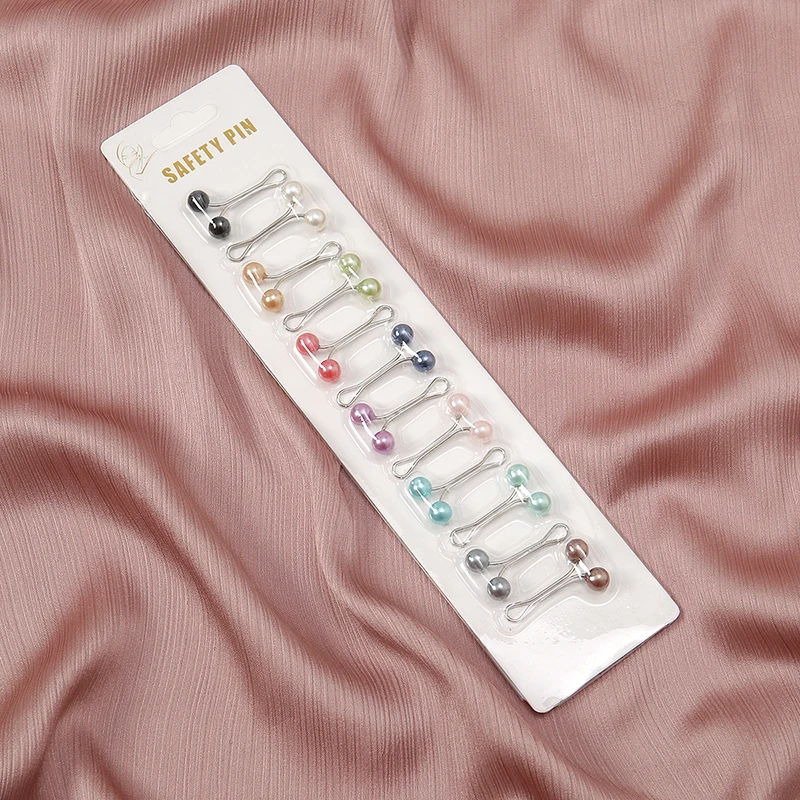 12pcs/Bag Muslim Hijab Pins Sc - Embroidery Hijab recensione e prezzo