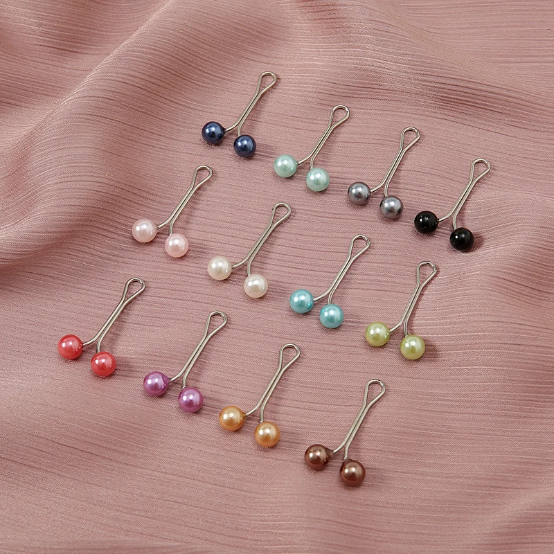 12pcs/Bag Muslim Hijab Pins Sc - Embroidery Hijab recensione e prezzo