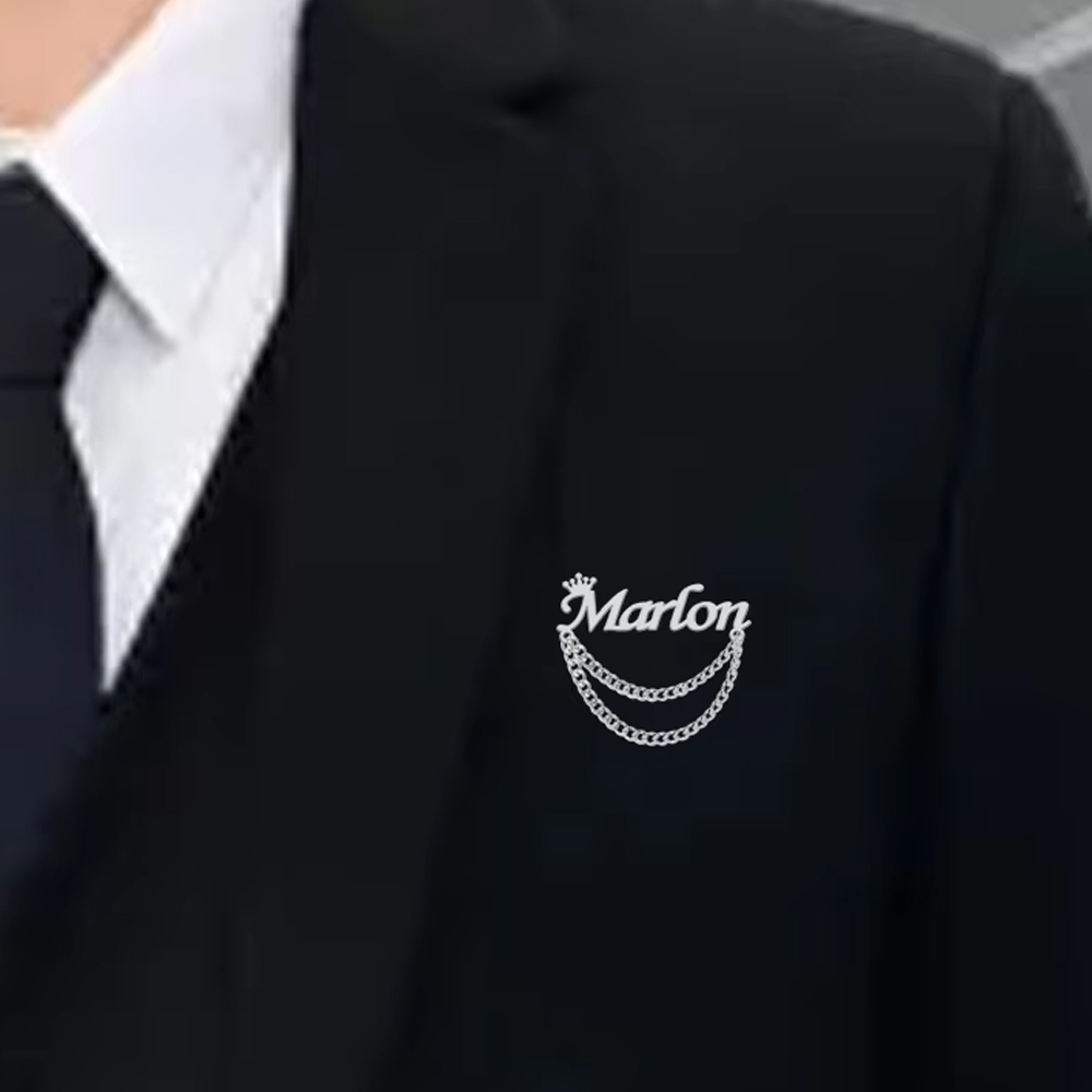 Personalized Name Brooch Custo - Embroidery Name recensione e prezzo