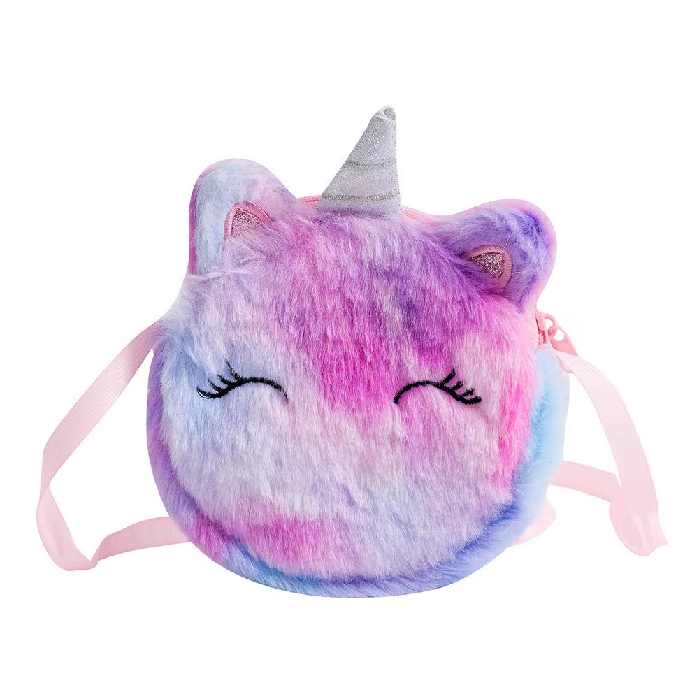 Kids Fashion Plush Shoulder Ba - Embroidery Unicorn recensione e prezzo