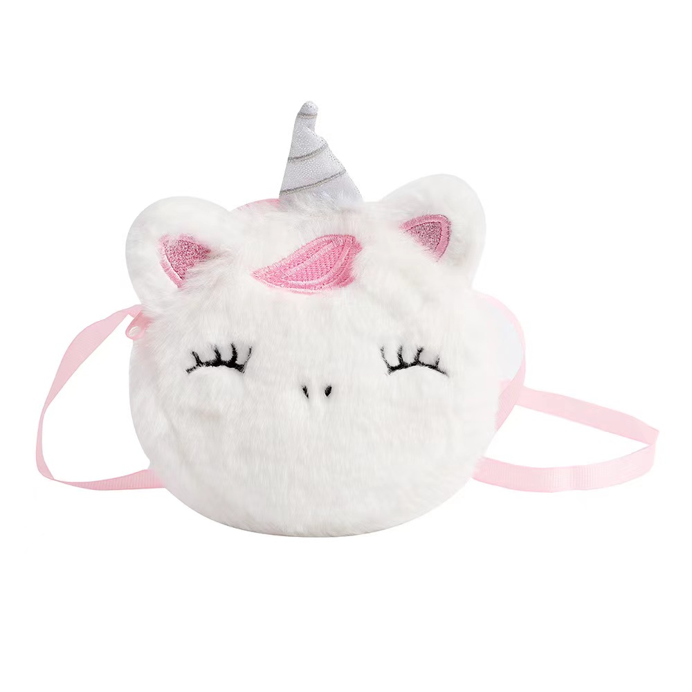 Kids Fashion Plush Shoulder Ba - Embroidery Unicorn recensione e prezzo